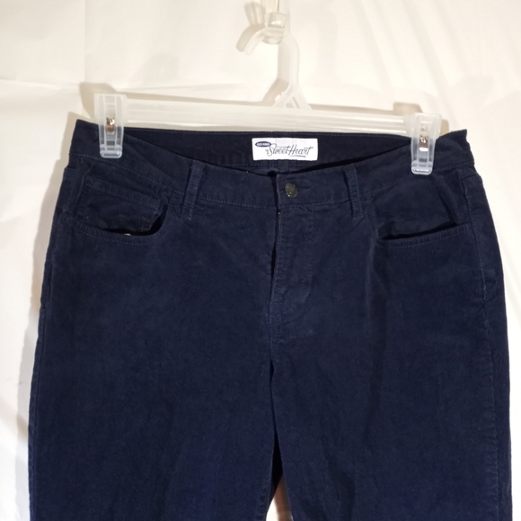 Old Navy Sweeheart Blue Corduroy Pants Size 8 Long - Picture 3 of 10